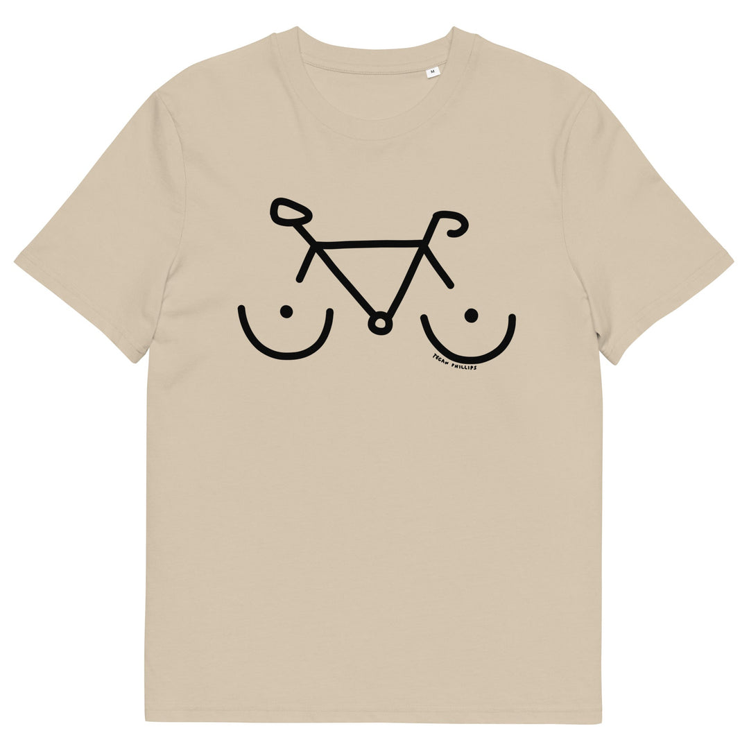 'Bike Rack' Organic Cotton Tee - THE FUN SHOP by Tegan