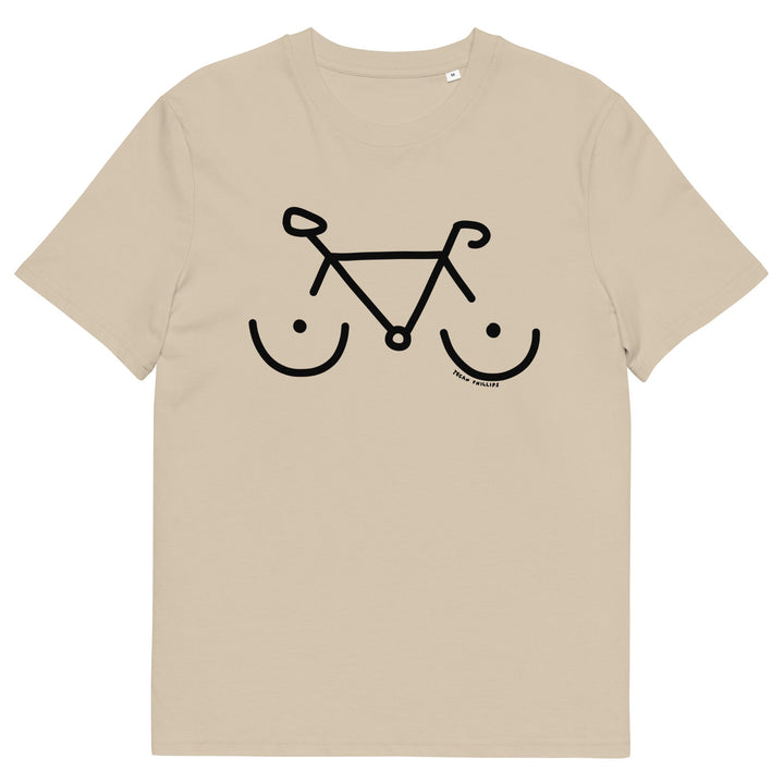 'Bike Rack' Organic Cotton Tee - THE FUN SHOP by Tegan