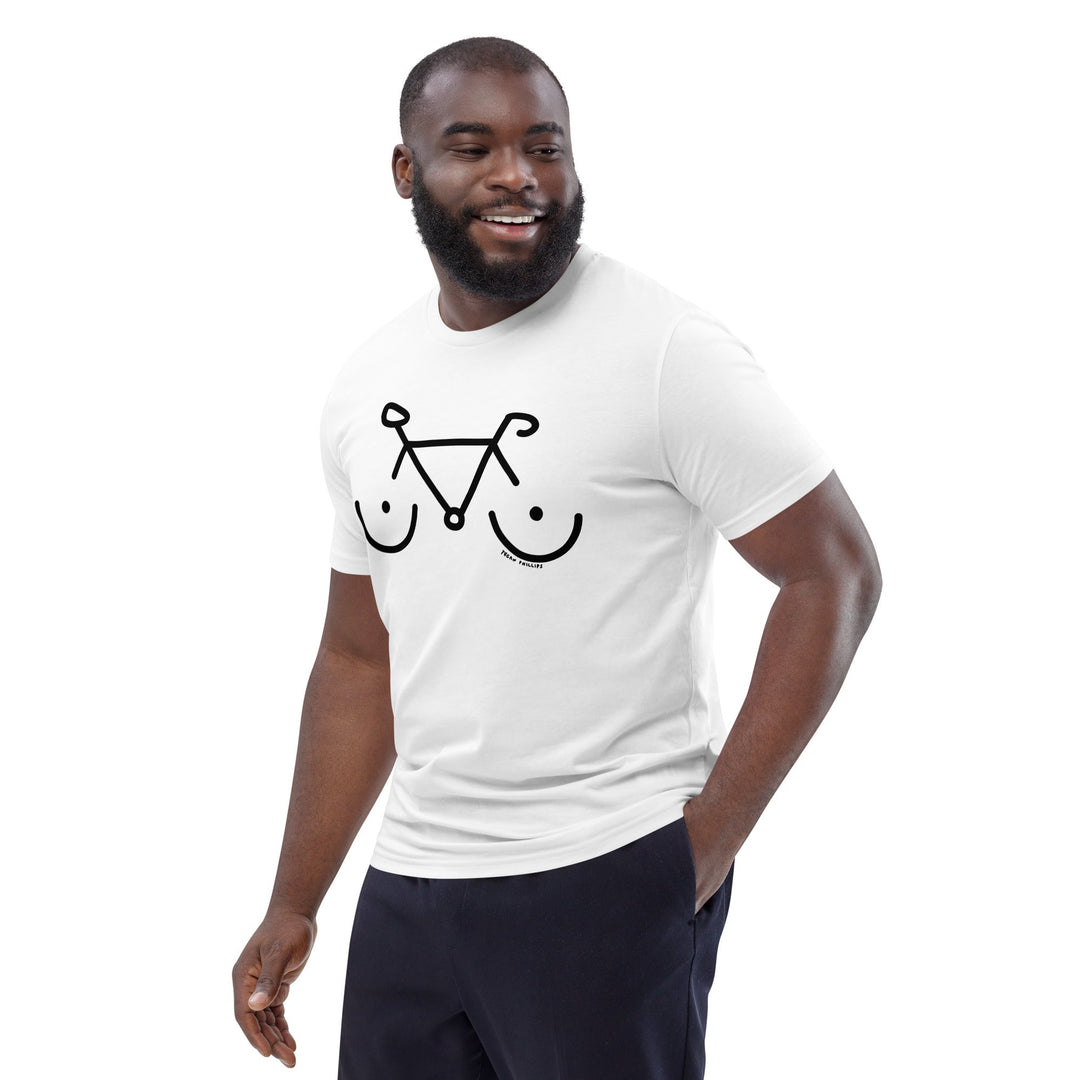 'Bike Rack' Organic Cotton Tee - THE FUN SHOP by Tegan