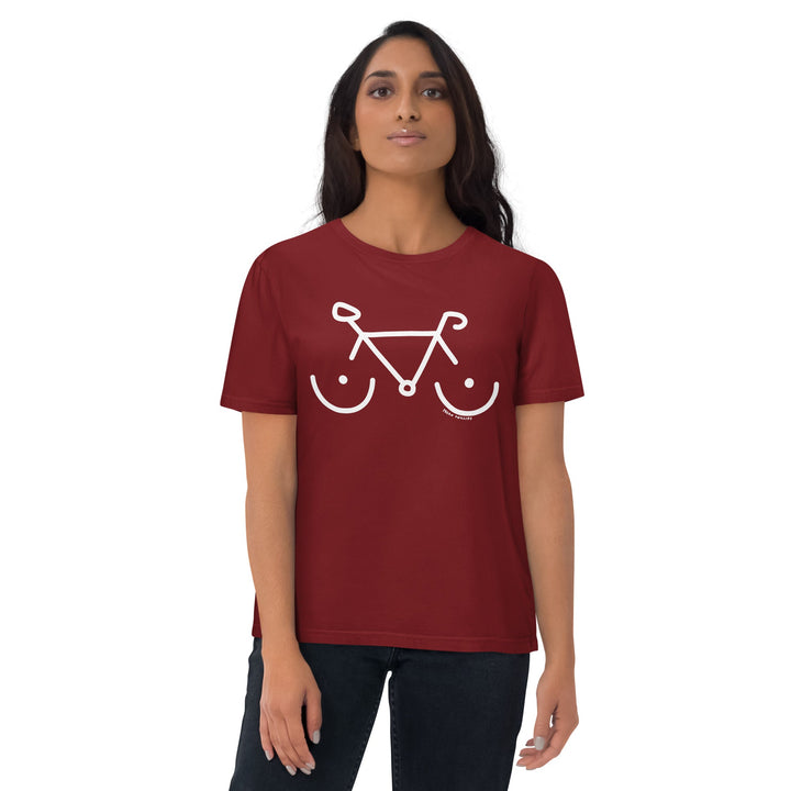 'Bike Rack' Organic Cotton Tee - THE FUN SHOP by Tegan