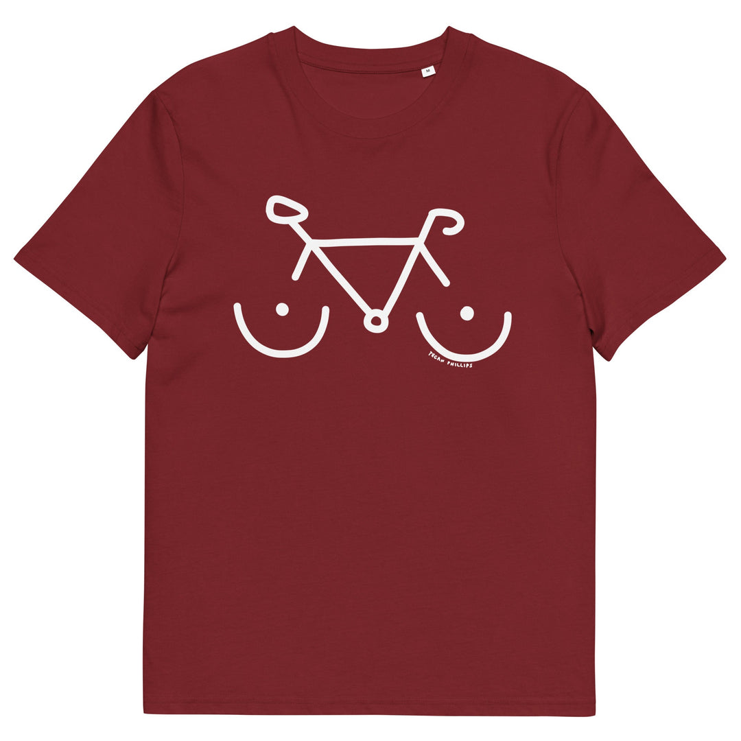 'Bike Rack' Organic Cotton Tee - THE FUN SHOP by Tegan