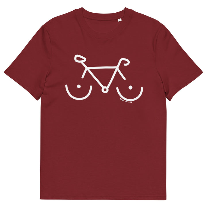 'Bike Rack' Organic Cotton Tee - THE FUN SHOP by Tegan