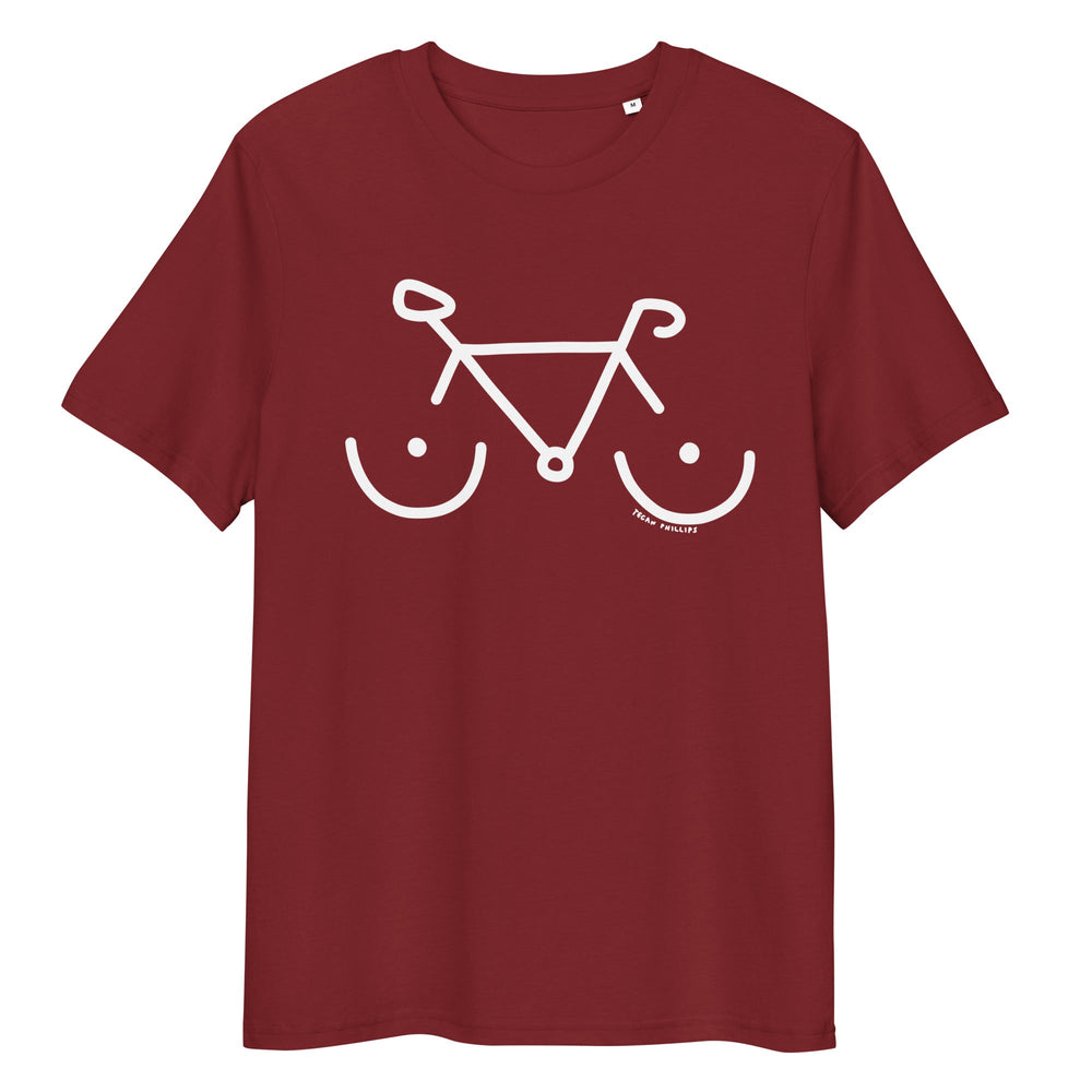 'Bike Rack' Organic Cotton Tee - THE FUN SHOP by Tegan