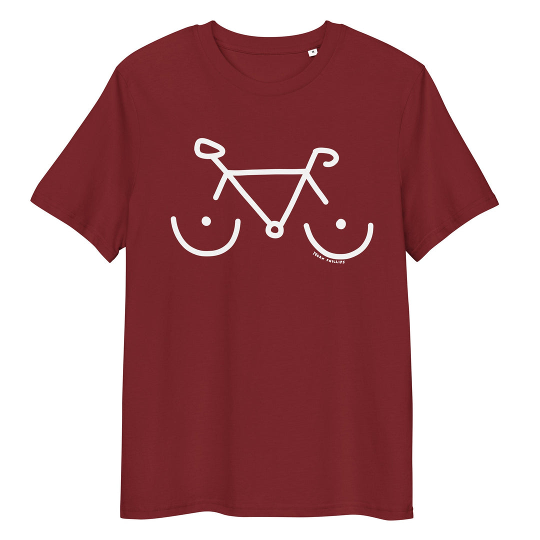 'Bike Rack' Organic Cotton Tee - THE FUN SHOP by Tegan