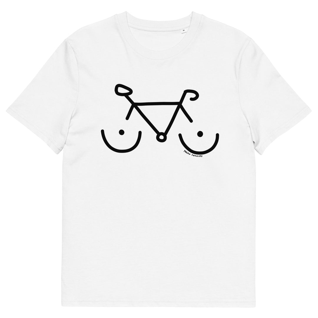 'Bike Rack' Organic Cotton Tee - THE FUN SHOP by Tegan