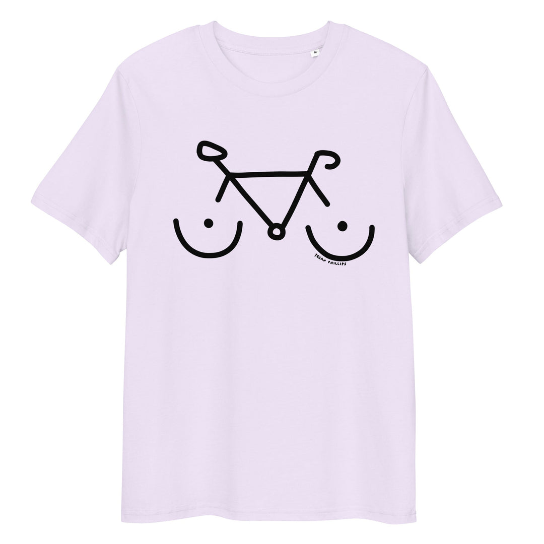'Bike Rack' Organic Cotton Tee - THE FUN SHOP by Tegan