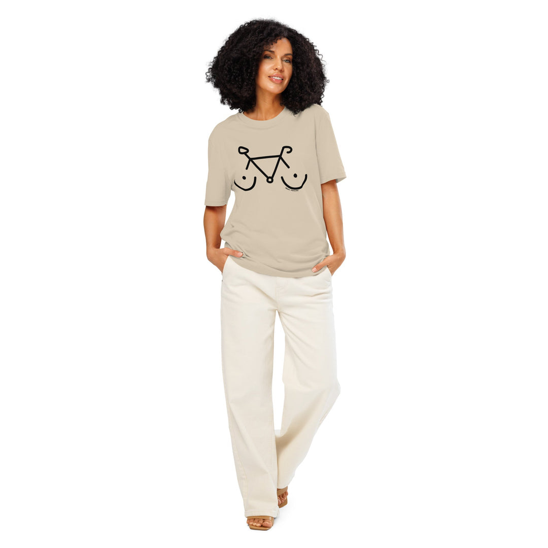 'Bike Rack' Organic Cotton Tee - THE FUN SHOP by Tegan