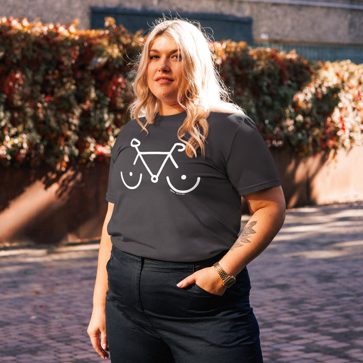 'Bike Rack' Organic Cotton Tee - THE FUN SHOP by Tegan