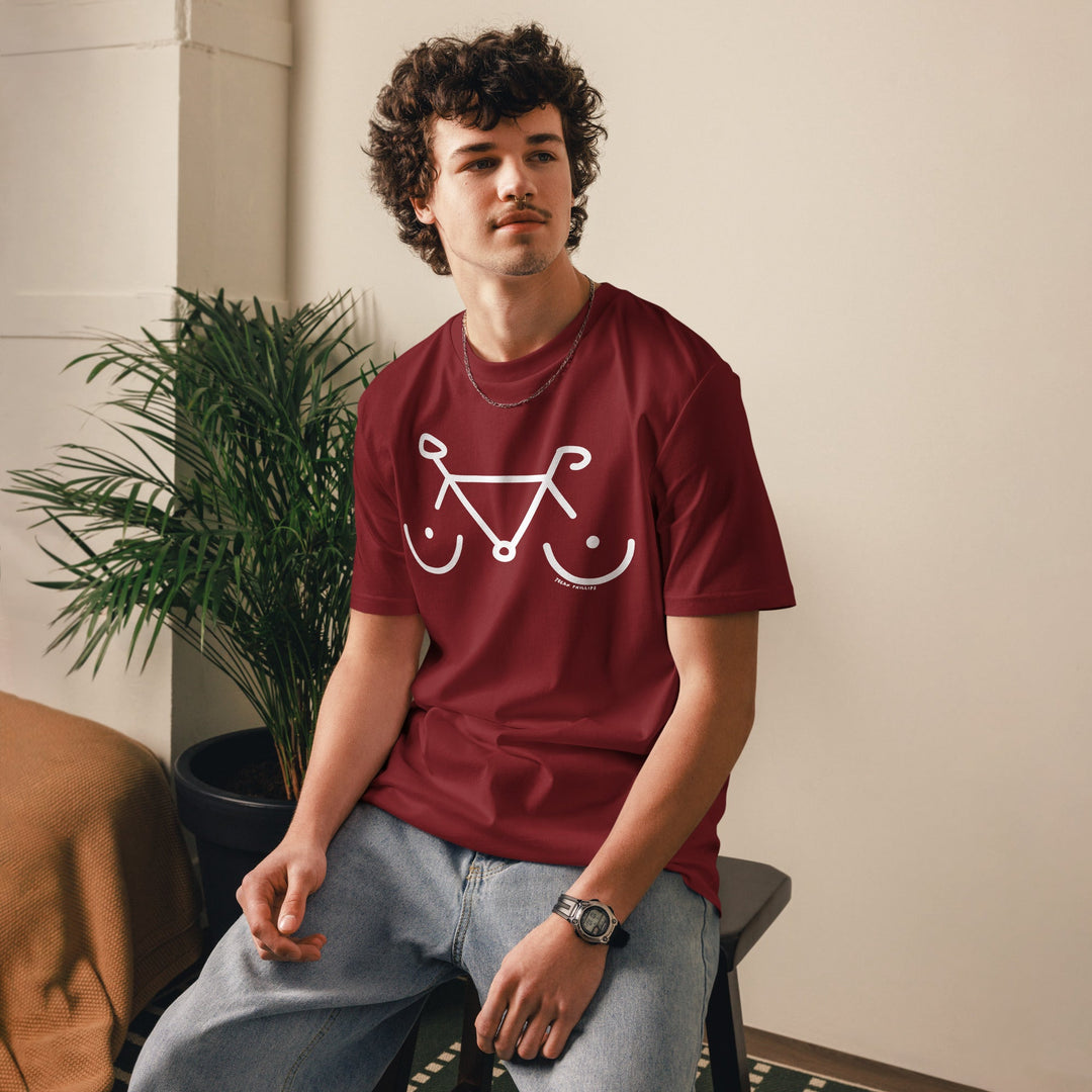 'Bike Rack' Organic Cotton Tee - THE FUN SHOP by Tegan