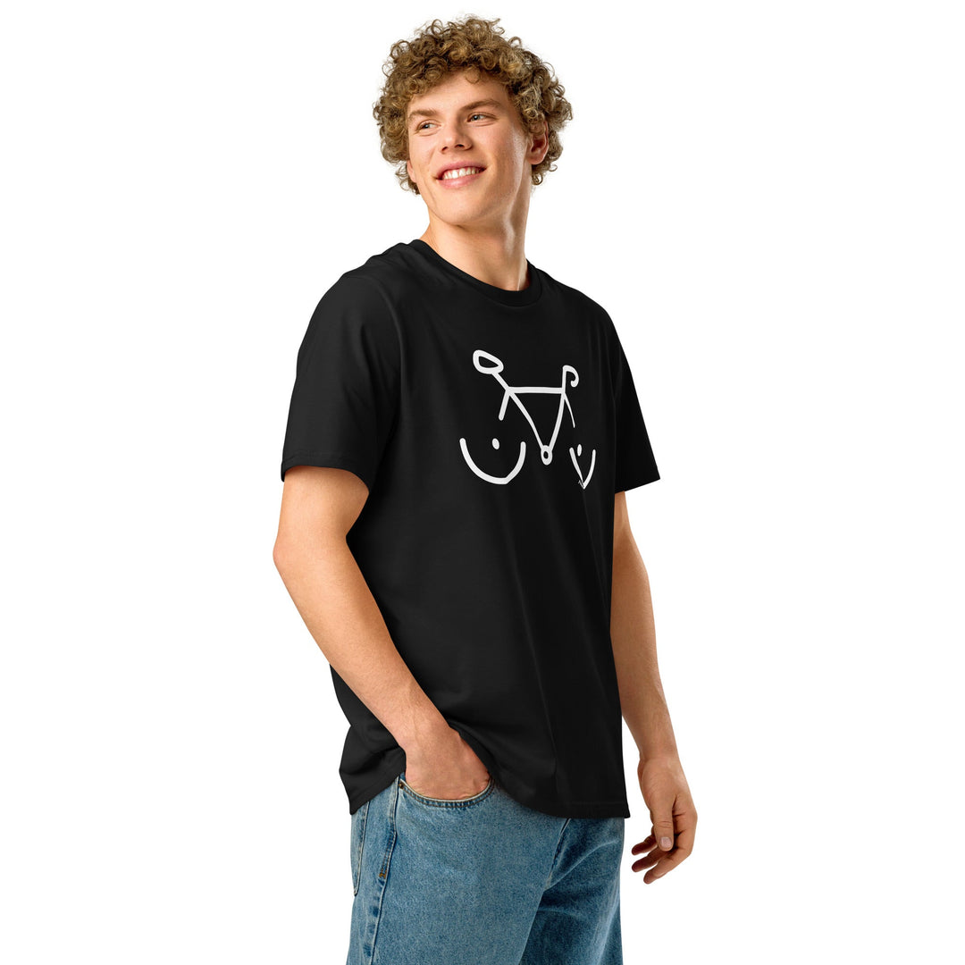 'Bike Rack' Organic Cotton Tee - THE FUN SHOP by Tegan