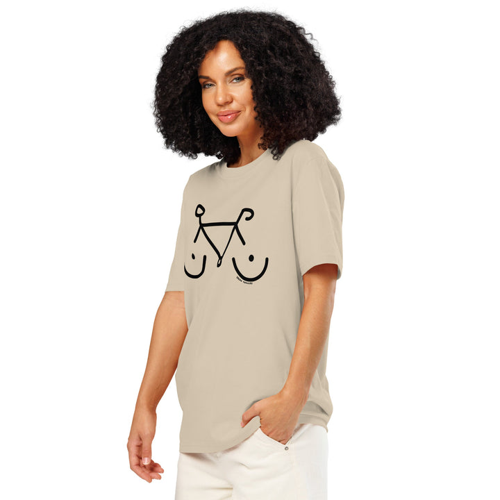 'Bike Rack' Organic Cotton Tee - THE FUN SHOP by Tegan