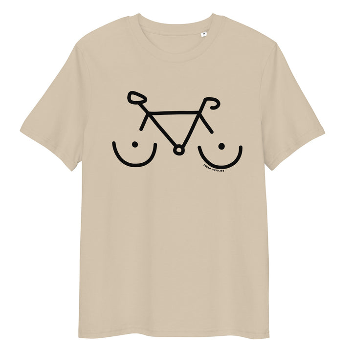 'Bike Rack' Organic Cotton Tee - THE FUN SHOP by Tegan