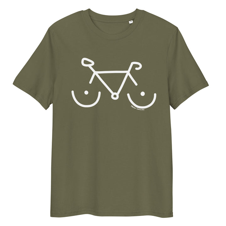 'Bike Rack' Organic Cotton Tee - THE FUN SHOP by Tegan