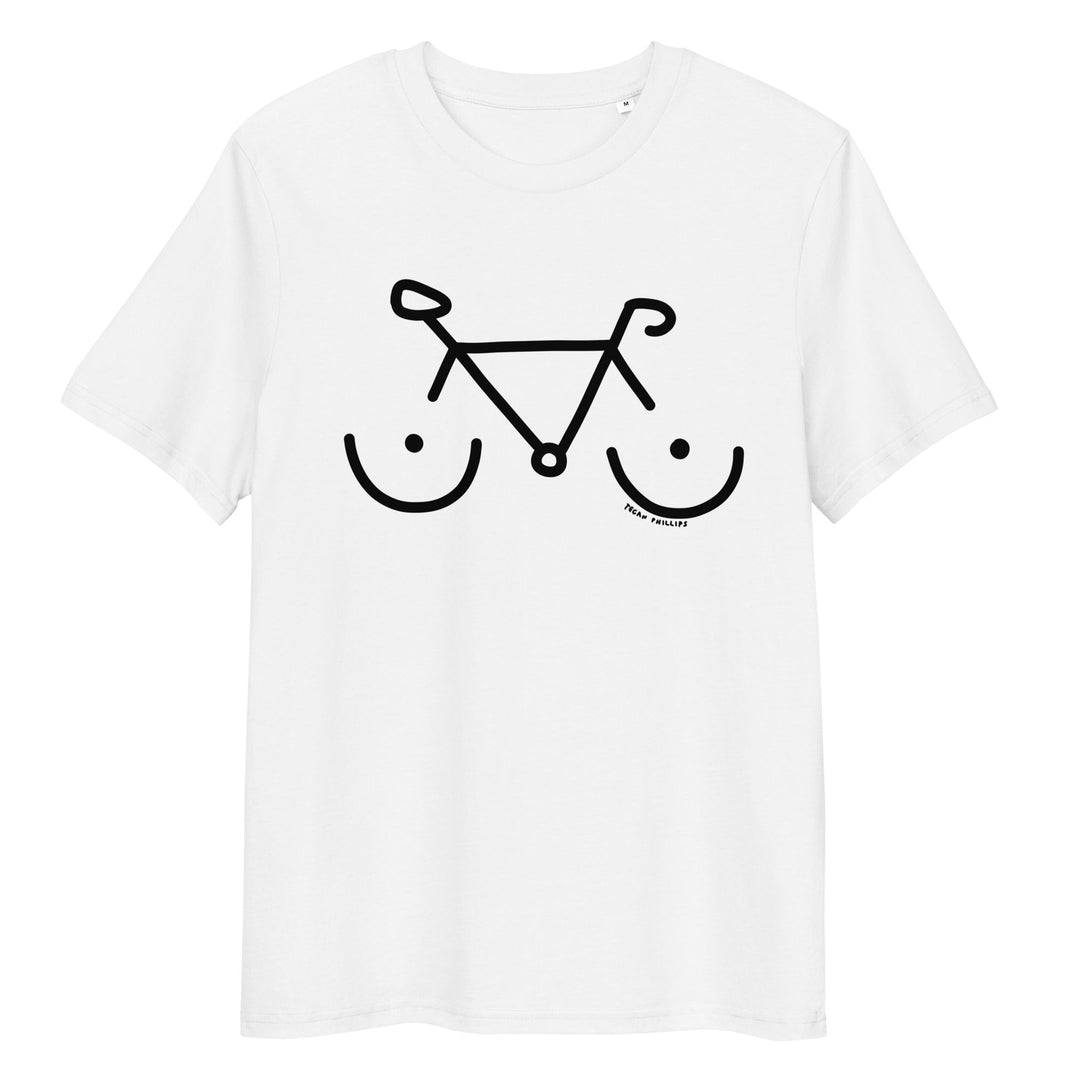 'Bike Rack' Organic Cotton Tee - THE FUN SHOP by Tegan