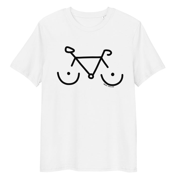 'Bike Rack' Organic Cotton Tee - THE FUN SHOP by Tegan