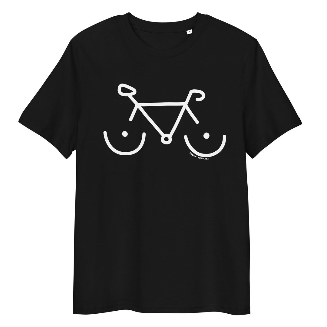 'Bike Rack' Organic Cotton Tee - THE FUN SHOP by Tegan