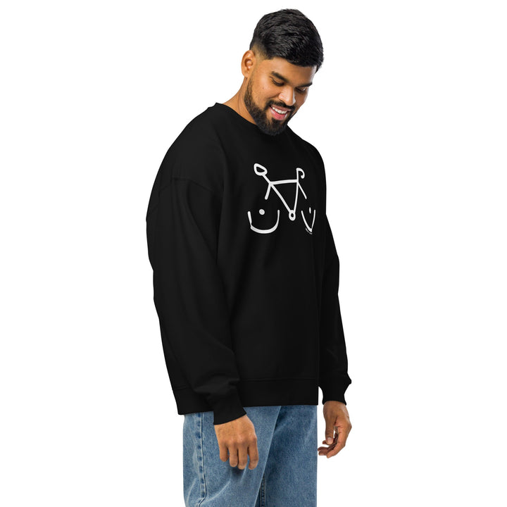 'Bike Rack' Organic Oversized Sweatshirt - THE FUN SHOP by Tegan