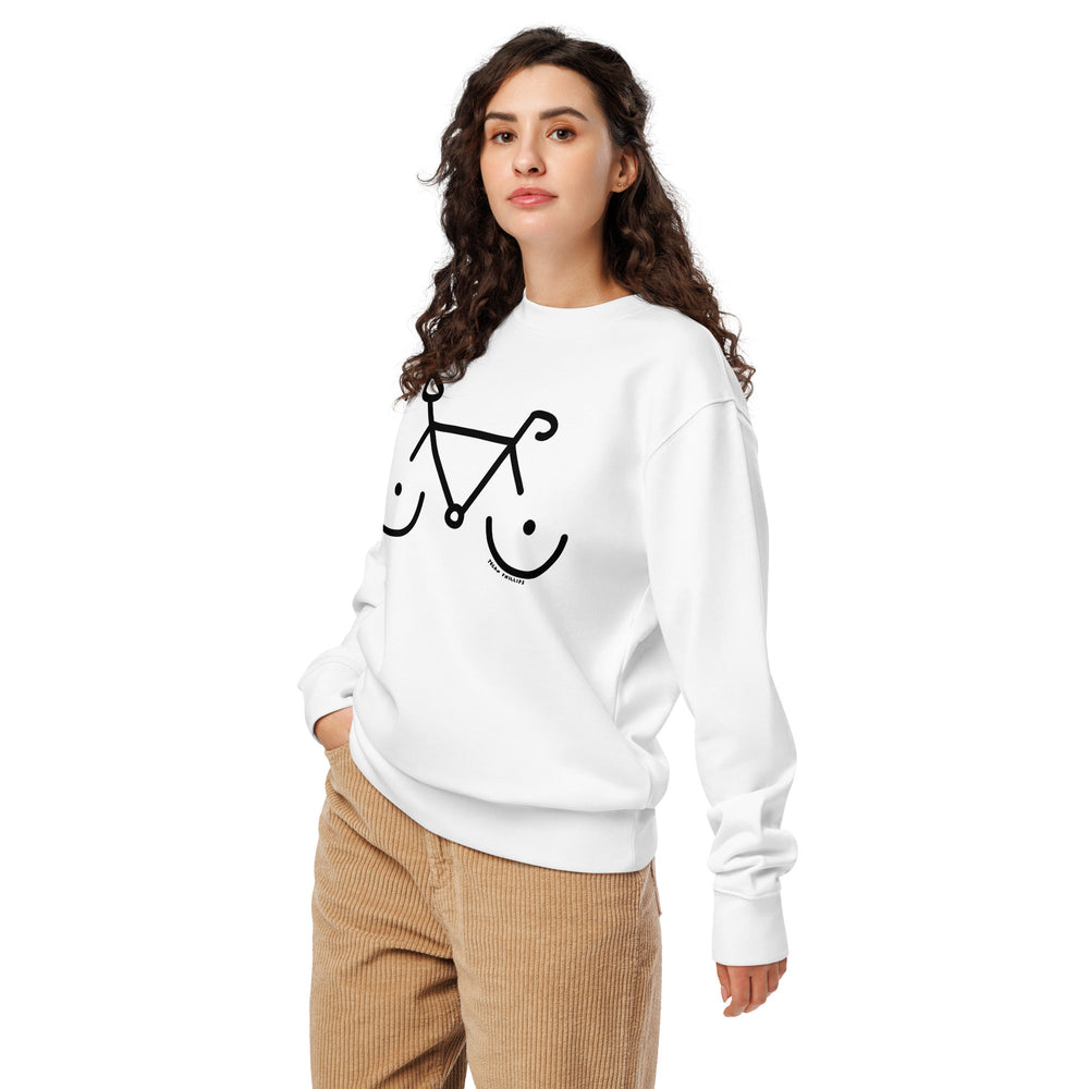'Bike Rack' Organic Sweatshirt - The Fun Shop by Tegan
