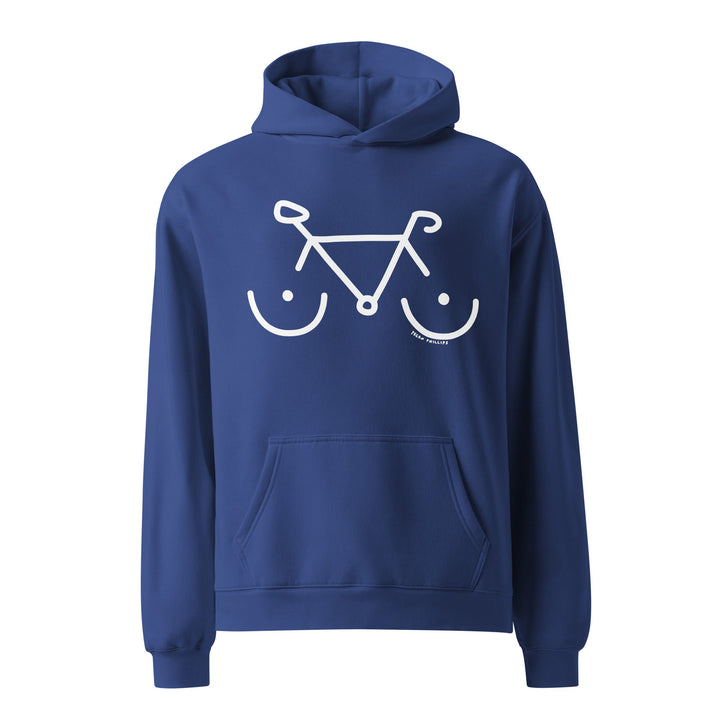 'Bike Rack' Oversized Hoodie - The Fun Shop by Tegan