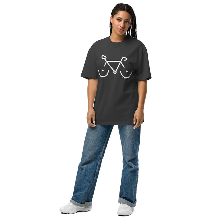 'Bike Rack' Oversized Tee - The Fun Shop by Tegan
