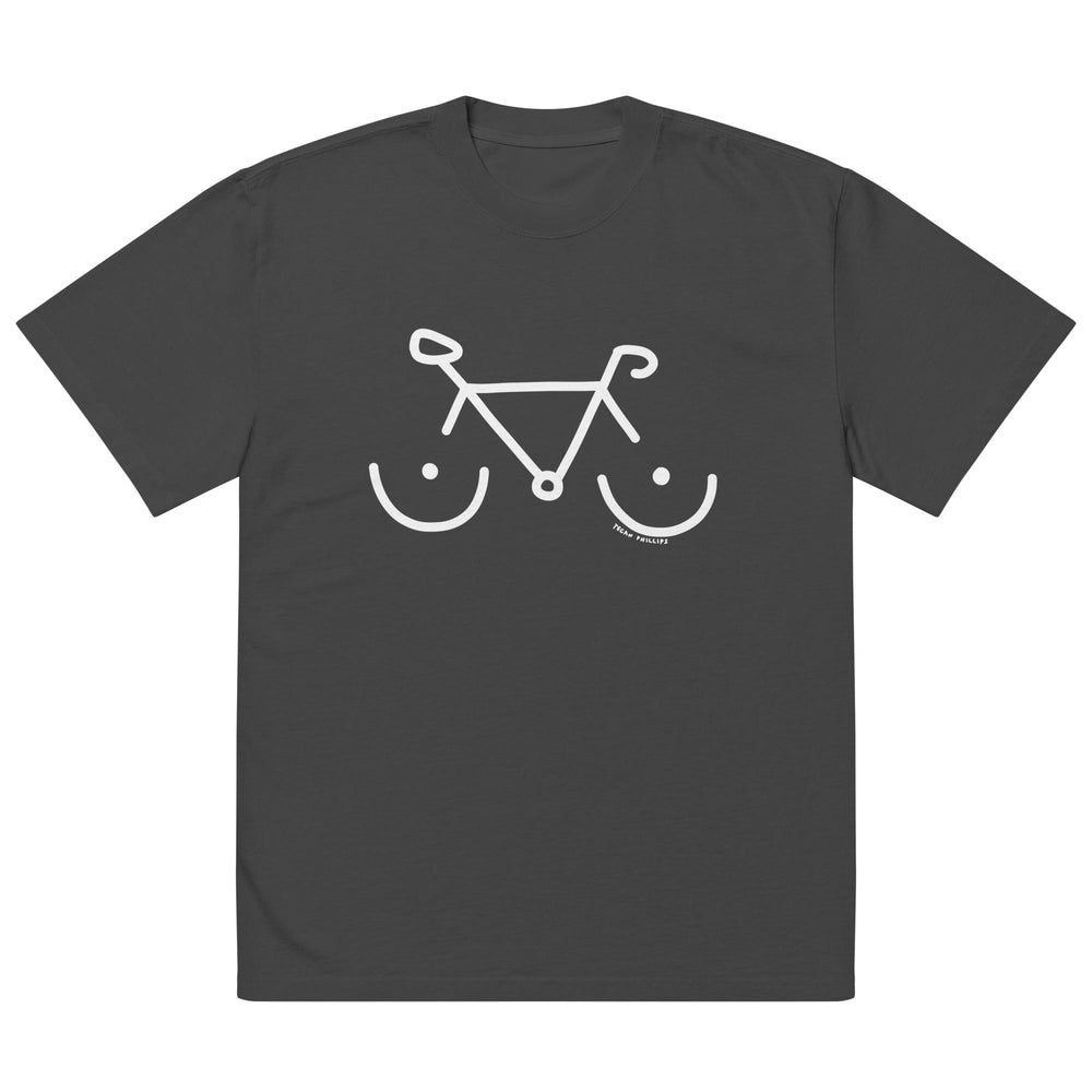 'Bike Rack' Oversized Tee - The Fun Shop by Tegan