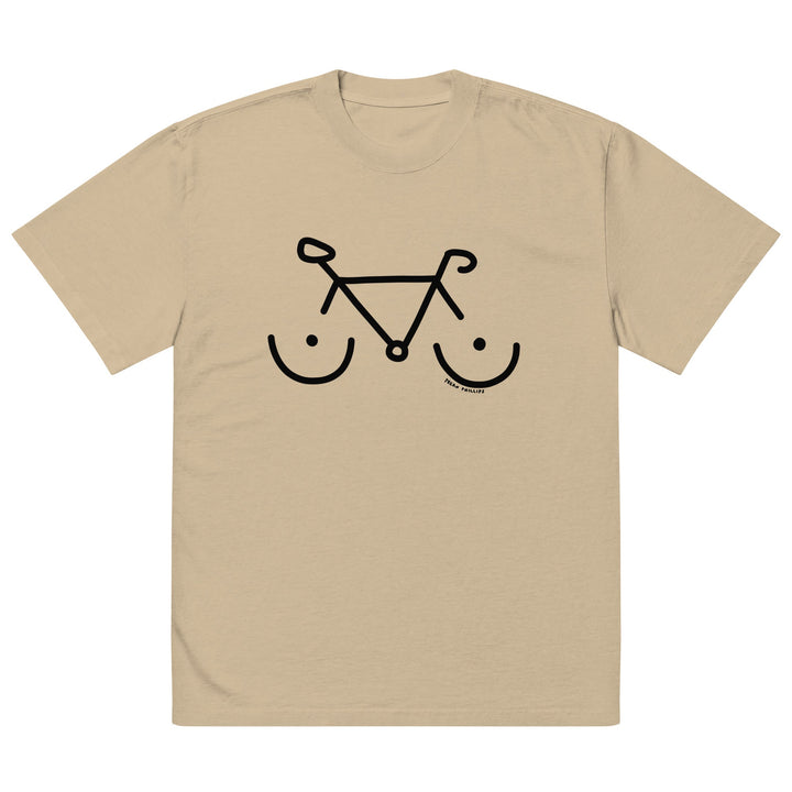 'Bike Rack' Oversized Tee - The Fun Shop by Tegan