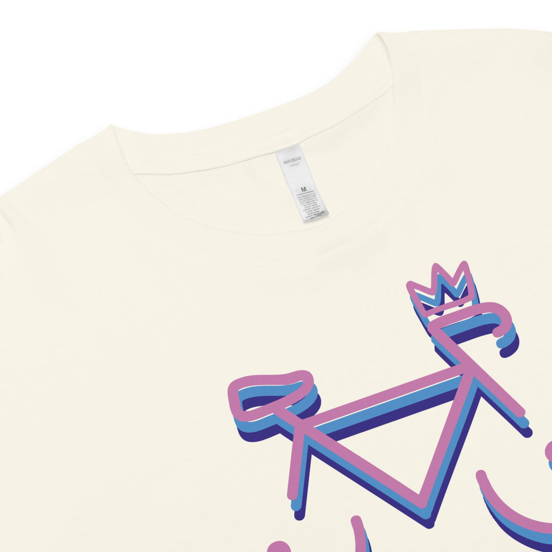 'Bike Rack: Tricolour' Crop Tee - THE FUN SHOP by Tegan