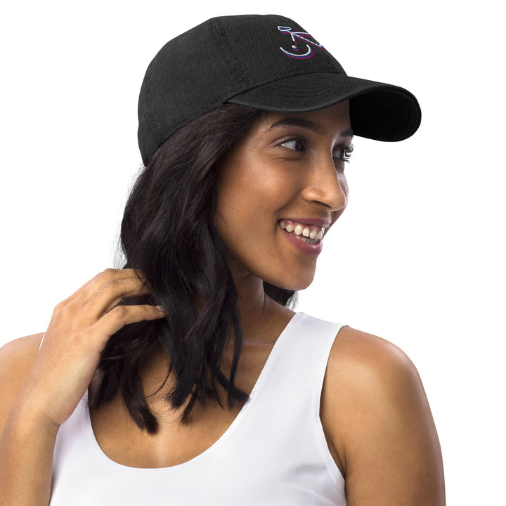 'Bike Rack: Tricolour' Denim Cap - THE FUN SHOP by Tegan