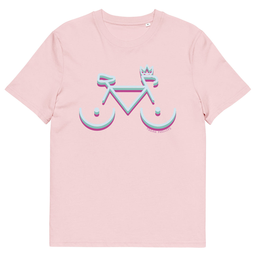 'Bike Rack: Tricolour' Organic Cotton Tee - THE FUN SHOP by Tegan
