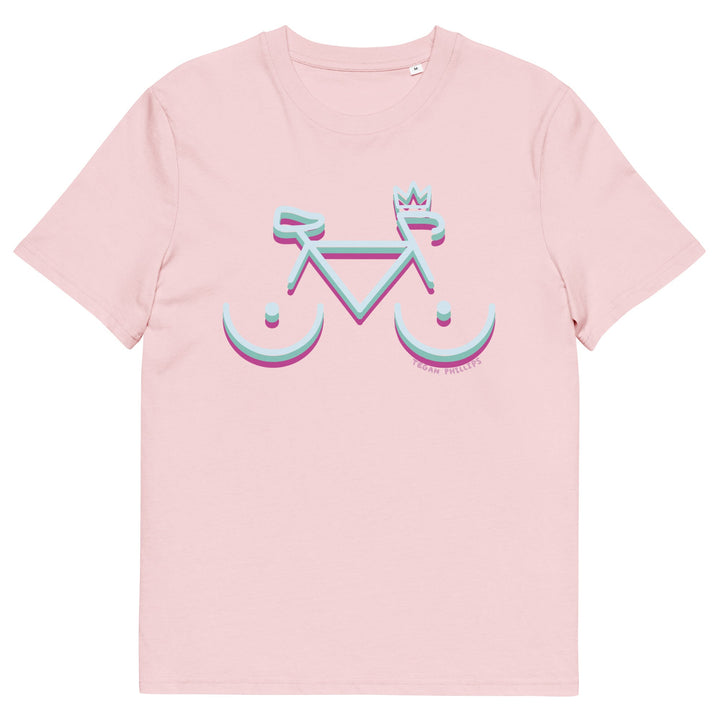 'Bike Rack: Tricolour' Organic Cotton Tee - THE FUN SHOP by Tegan