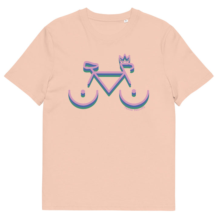 'Bike Rack: Tricolour' Organic Cotton Tee - THE FUN SHOP by Tegan