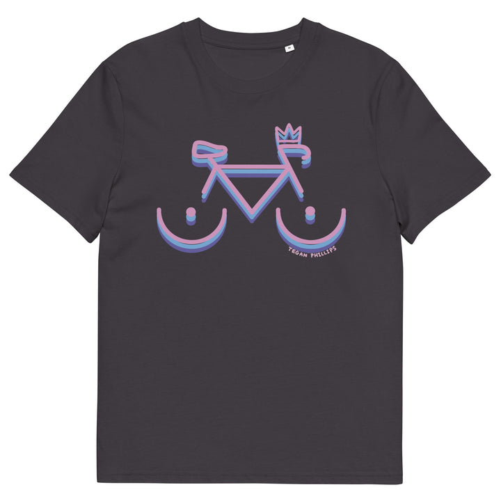 'Bike Rack: Tricolour' Organic Cotton Tee - THE FUN SHOP by Tegan