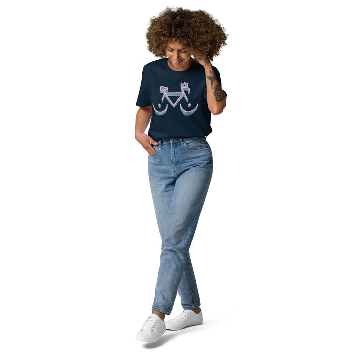 'Bike Rack: Tricolour' Organic Cotton Tee - THE FUN SHOP by Tegan