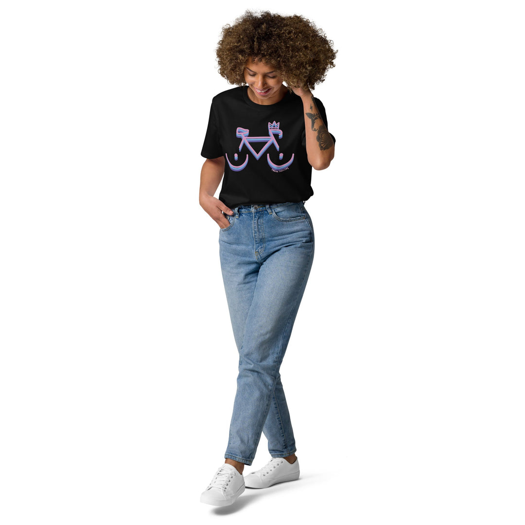 'Bike Rack: Tricolour' Organic Cotton Tee - THE FUN SHOP by Tegan