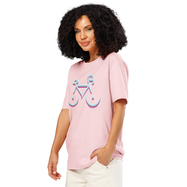 'Bike Rack: Tricolour' Organic Cotton Tee USA - THE FUN SHOP by Tegan