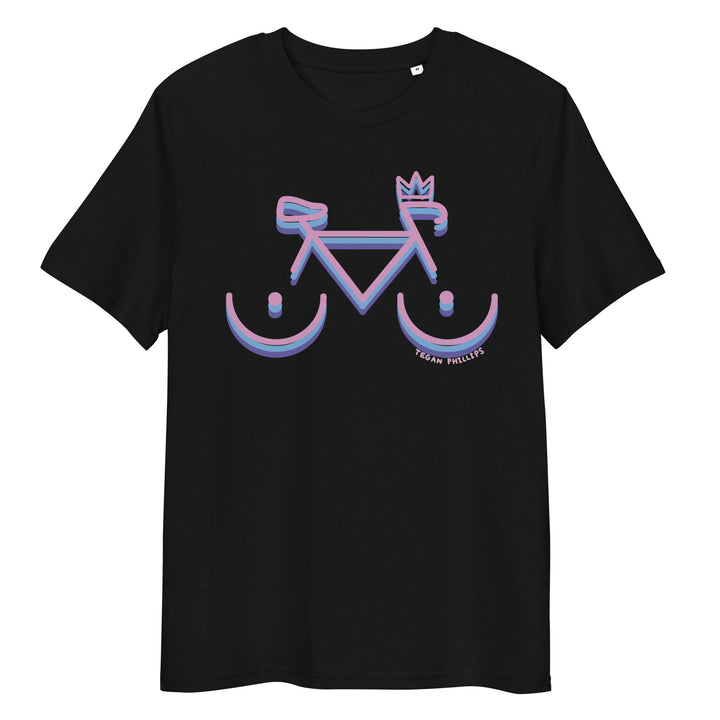 'Bike Rack: Tricolour' Organic Cotton Tee USA - THE FUN SHOP by Tegan