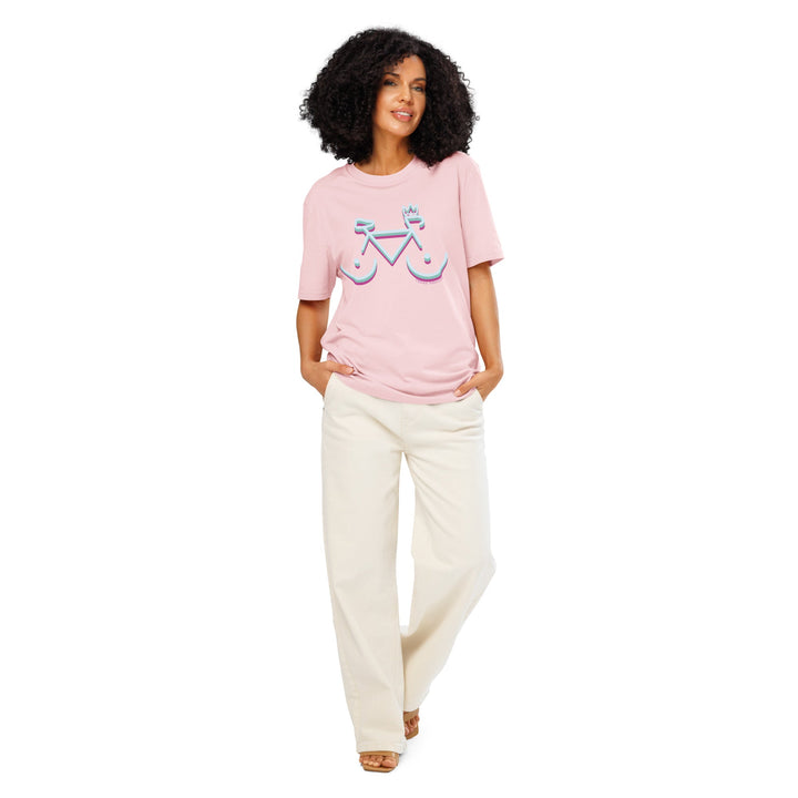'Bike Rack: Tricolour' Organic Cotton Tee USA - THE FUN SHOP by Tegan
