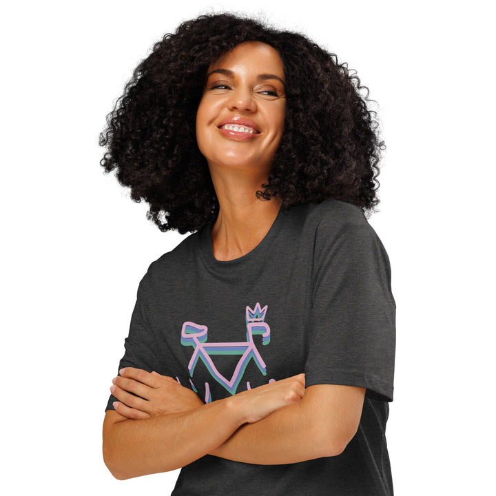 'Bike Rack: Tricolour' Organic Cotton Tee USA - THE FUN SHOP by Tegan
