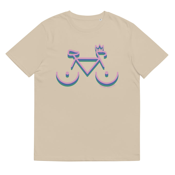 'Bike Rack: Tricolour' Organic Cotton Tee USA - THE FUN SHOP by Tegan