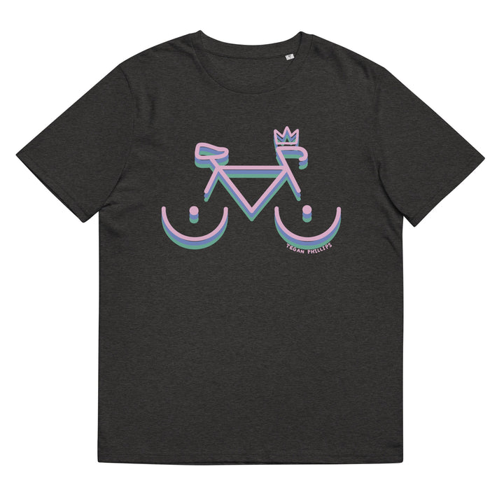 'Bike Rack: Tricolour' Organic Cotton Tee USA - THE FUN SHOP by Tegan