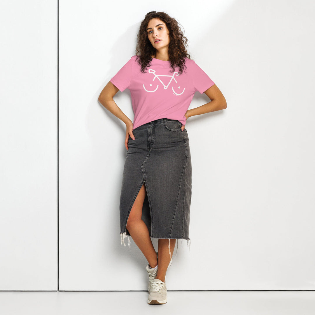 'Bike Rack' Women's Fitted Tee - The Fun Shop by Tegan