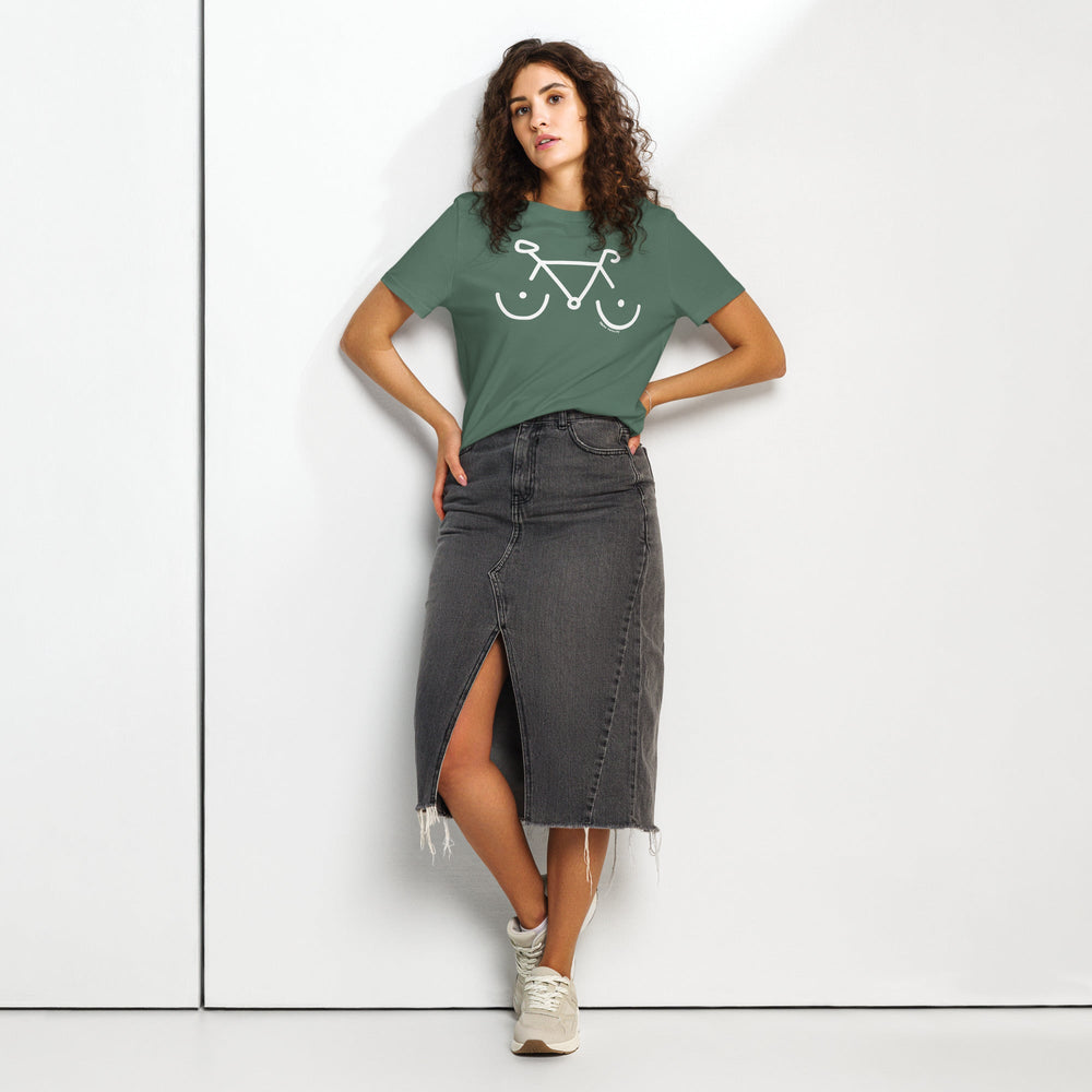 'Bike Rack' Women's Fitted Tee - The Fun Shop by Tegan