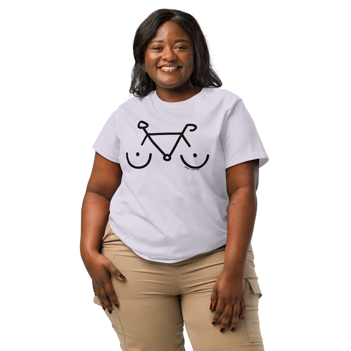 'Bike Rack' Women's Fitted Tee - The Fun Shop by Tegan