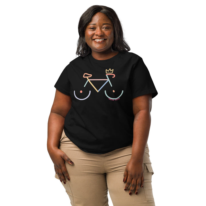 'Bike Rack' Women's Fitted Tee - The Fun Shop by Tegan