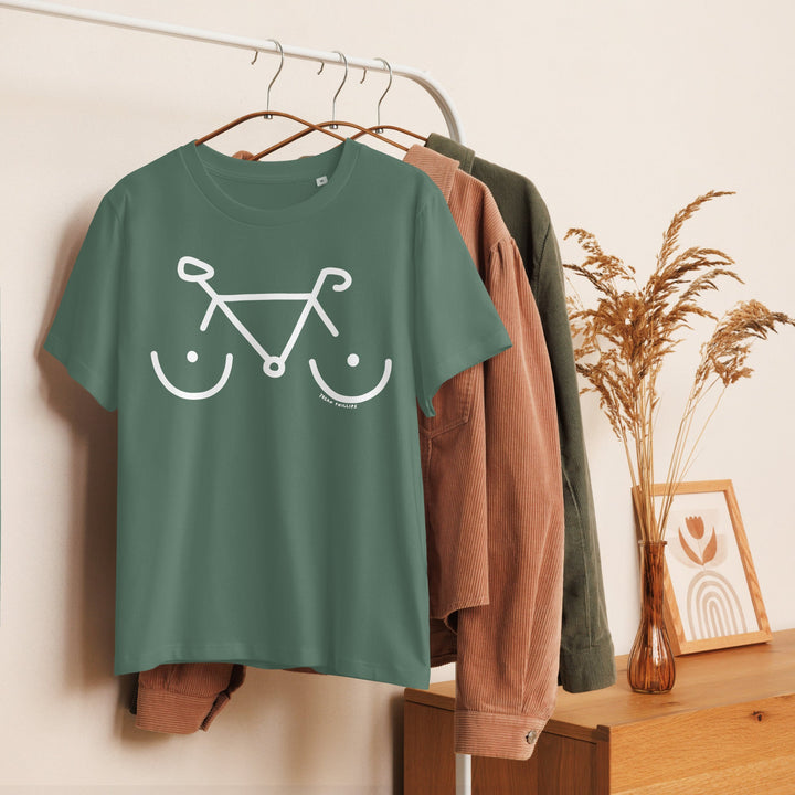 'Bike Rack' Women's Fitted Tee - The Fun Shop by Tegan