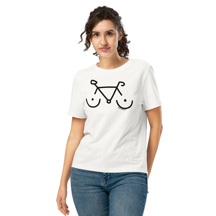 'Bike Rack' Women's Fitted Tee - The Fun Shop by Tegan
