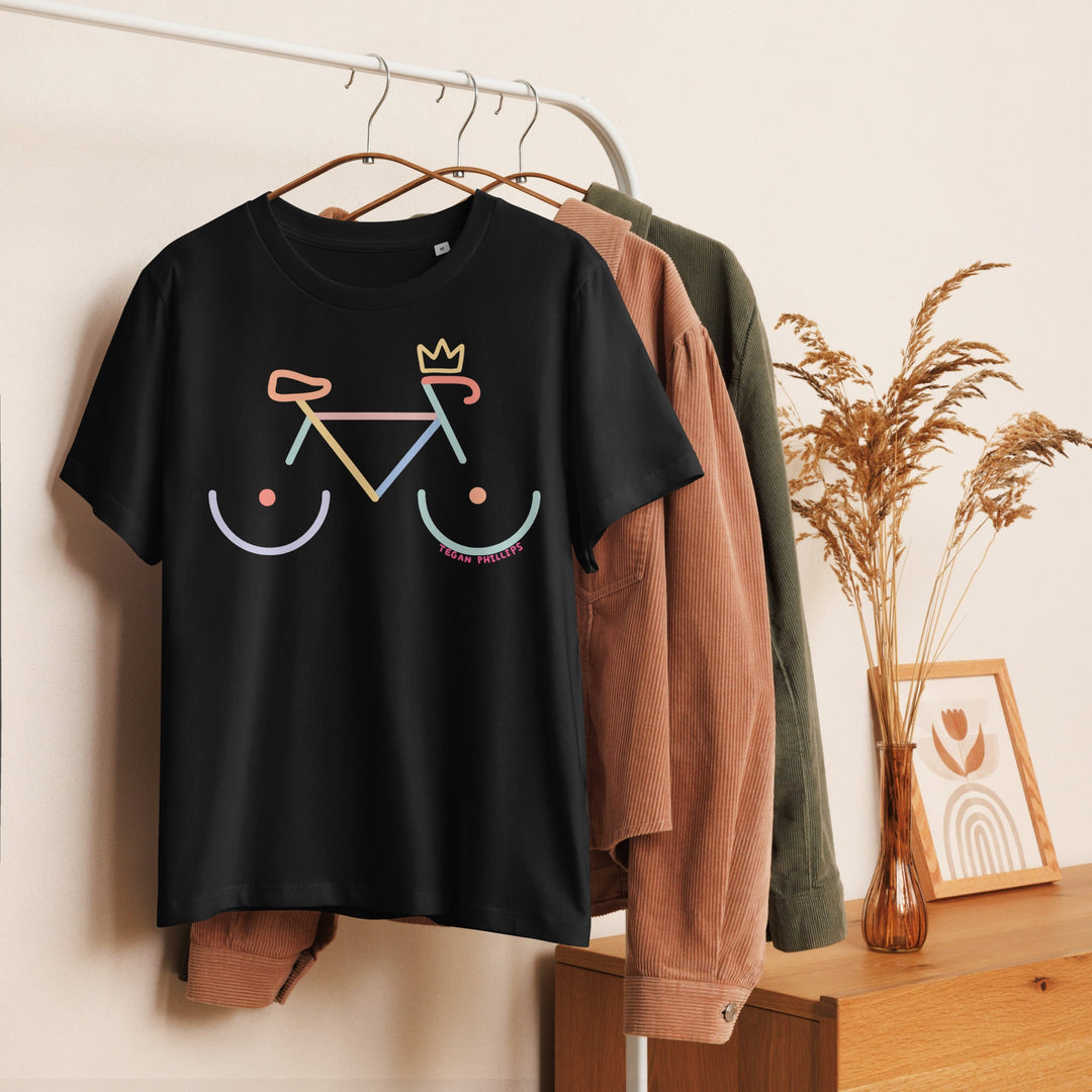'Bike Rack' Women's Fitted Tee - The Fun Shop by Tegan