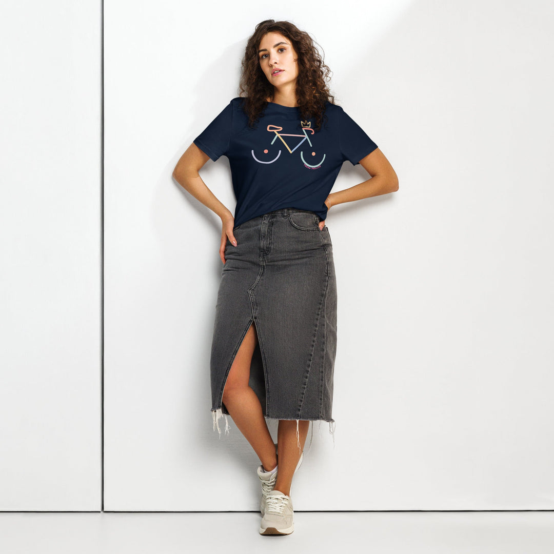 'Bike Rack' Women's Fitted Tee - The Fun Shop by Tegan