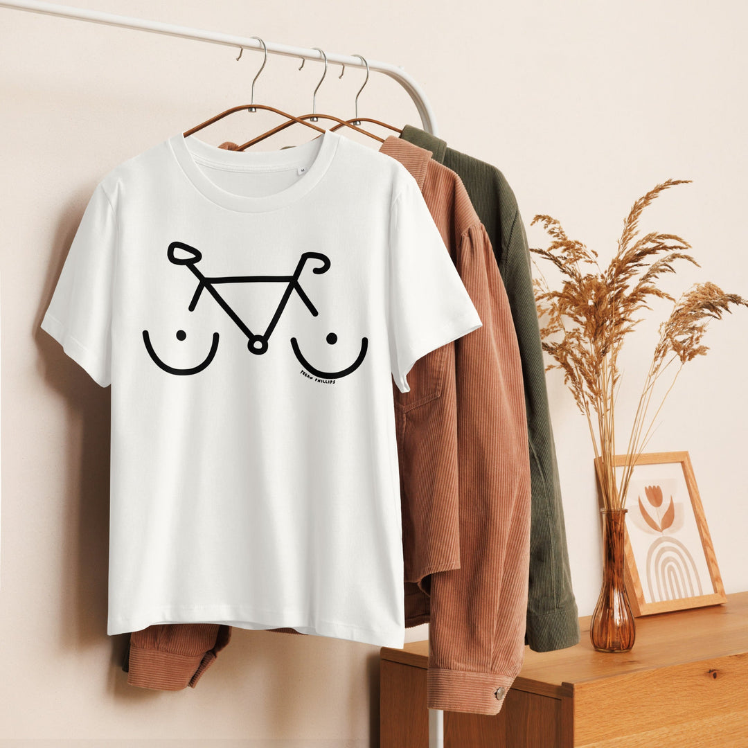 'Bike Rack' Women's Fitted Tee - The Fun Shop by Tegan