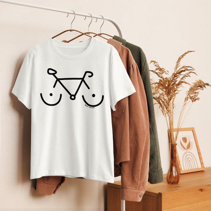 'Bike Rack' Women's Fitted Tee - The Fun Shop by Tegan